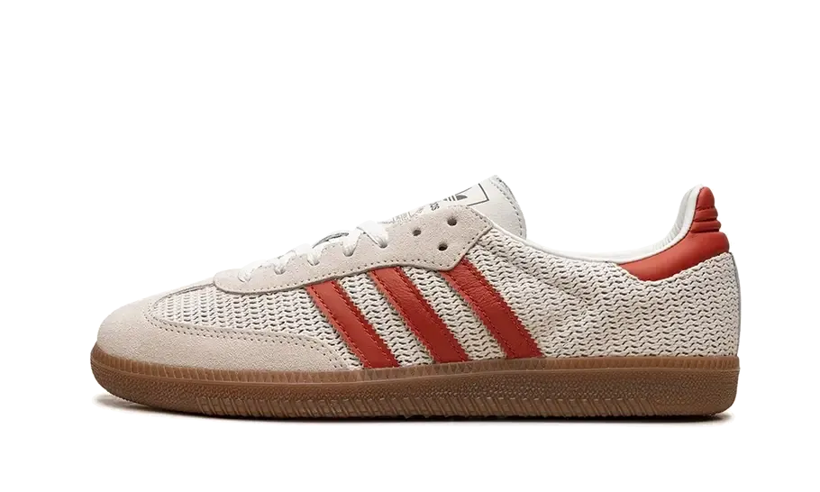 Adidas Samba OG Crystal White Preloved Red 